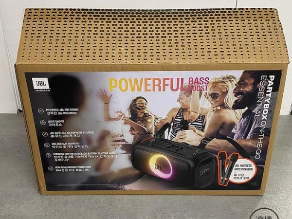 『澄橘』JBL PartyBox On-the-Go Essential | 帶內建燈光和無線麥克風 公司貨 僅拆封未使用 A77384