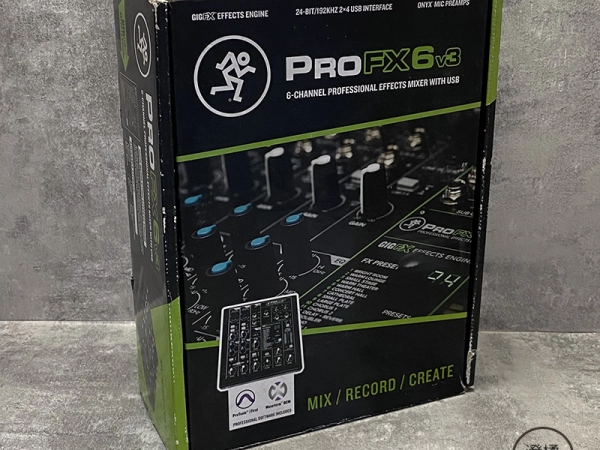 『澄橘』Mackie Pro FX6v3 六軌混音器 錄音介面 僅拆封《中古》A77416