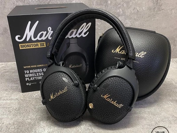 『澄橘』Marshall Monitor III A.N.C. 主動式抗噪藍牙耳機 黑《二手3C 歡迎折抵》A77458