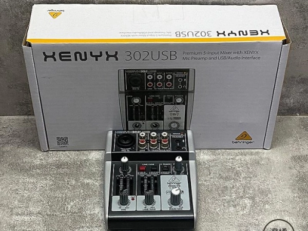 『澄橘』BEHRINGER XENYX 302 USB 錄音介面《中古》A78378