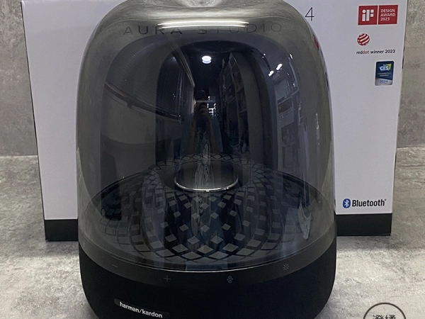 『澄橘』Harman Kardon Aura Studio 4 藍牙無線喇叭 保固長 黑《二手 盒裝 中古》 A79098