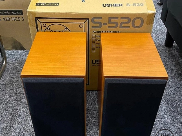『澄橘』雅瑟音響 USHER S-520 書架式喇叭 木紋《二手交換買賣》A80010