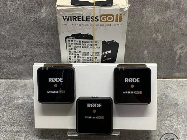 『澄橘』RODE Wireless GO II 微型無線麥克風 一對二 黑《二手3C 歡迎折抵》A80703