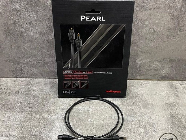 『澄橘』AudioQuest Optical Pearl 珍珠光纖線 黑《二手3C 歡迎折抵》A80573