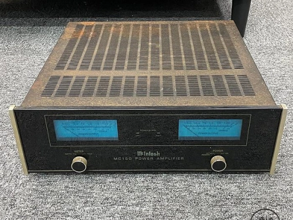 『澄橘』Mcintosh MC 150 兩聲道後級擴大機 150W X2 110V 機殼生鏽 黑《二手》A84525
