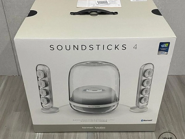 『澄橘』Harman/Kardon Soundsticks 4藍芽 2.1聲道多媒體水母喇叭 白《全新品》A84613