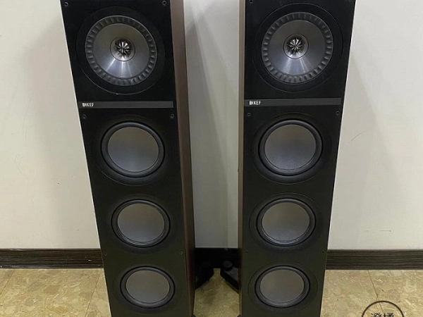 『澄橘』KEF Q700 2.5音路 落地喇叭 一對 木紋《二手交換買賣》A84704