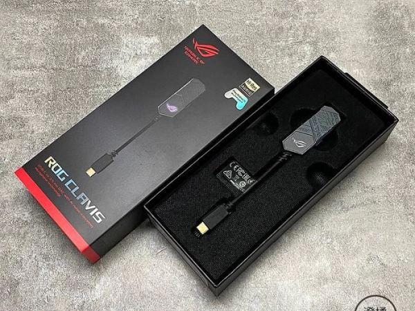 『澄橘』ASUS 華碩 ROG Clavis 外接式 音效卡 音效擴大器 USB-C轉3.5 mm《二手》A85340