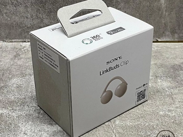 『澄橘』Sony LinkBuds Clip (WF-LC900) 耳夾式開放真無線耳機 米灰《全新品》A86211