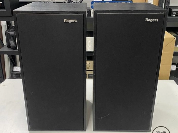 『澄橘』英國 Rogers LS7t 經典 BBC 書架喇叭 黑《二手交換買賣》A87488-1