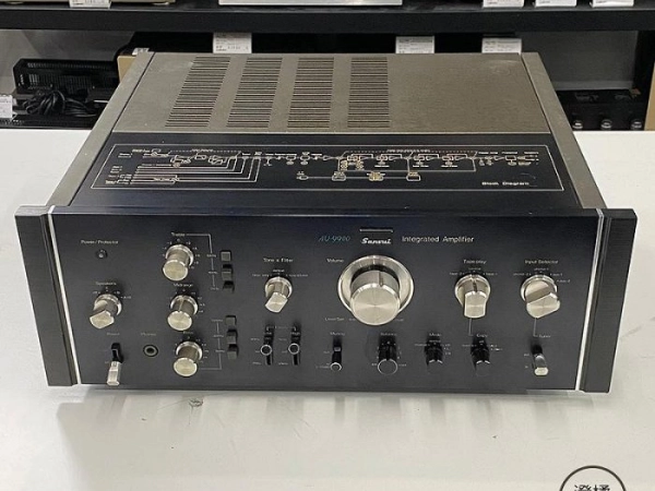 『澄橘』Sansui 山水 AU-9900 經典旗艦 綜合擴大機《二手交換買賣》A87114